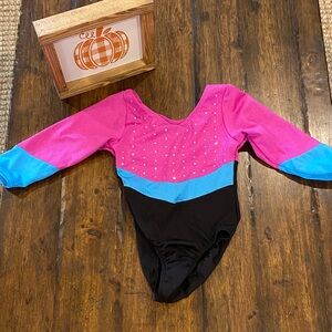 💜 Freestyle Danskin Pink and Blue Leotard 🩷